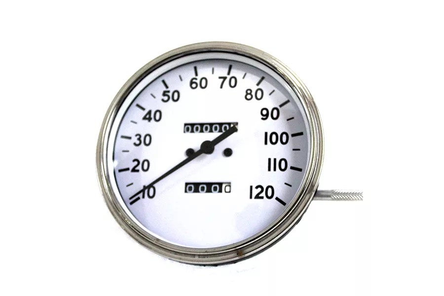 Replica 2:1 Speedometer with Black Needle