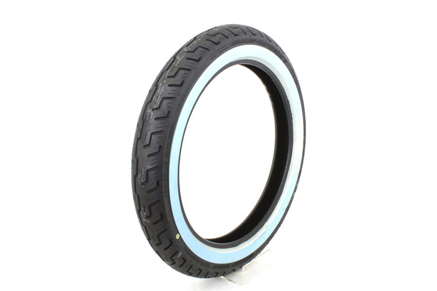 Dunlop D401 100/90H X 19 inch Front Wide Whitewall Tire