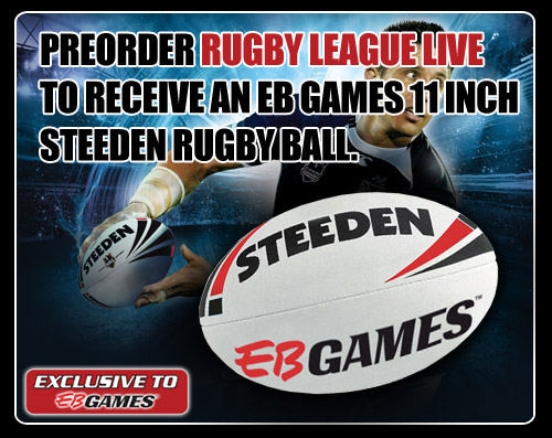 Exclusive Rugby Ball When You Preorder Rugby League Live Just Push Start