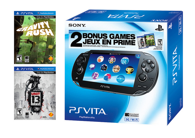 3G/WiFi Playstation Vita Bundle Coming Soon with Two Games Just Push Start