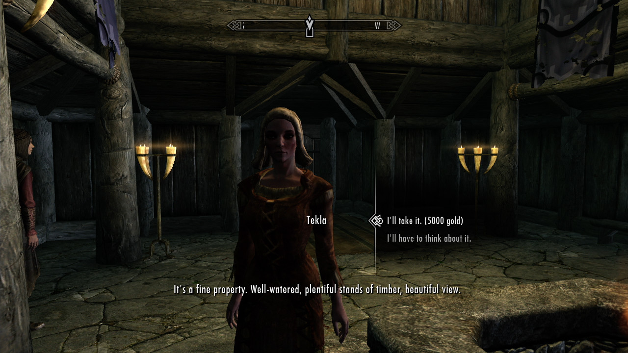 Skyrim Hearthfire DLC Steps in purchasing your plot of land / estate