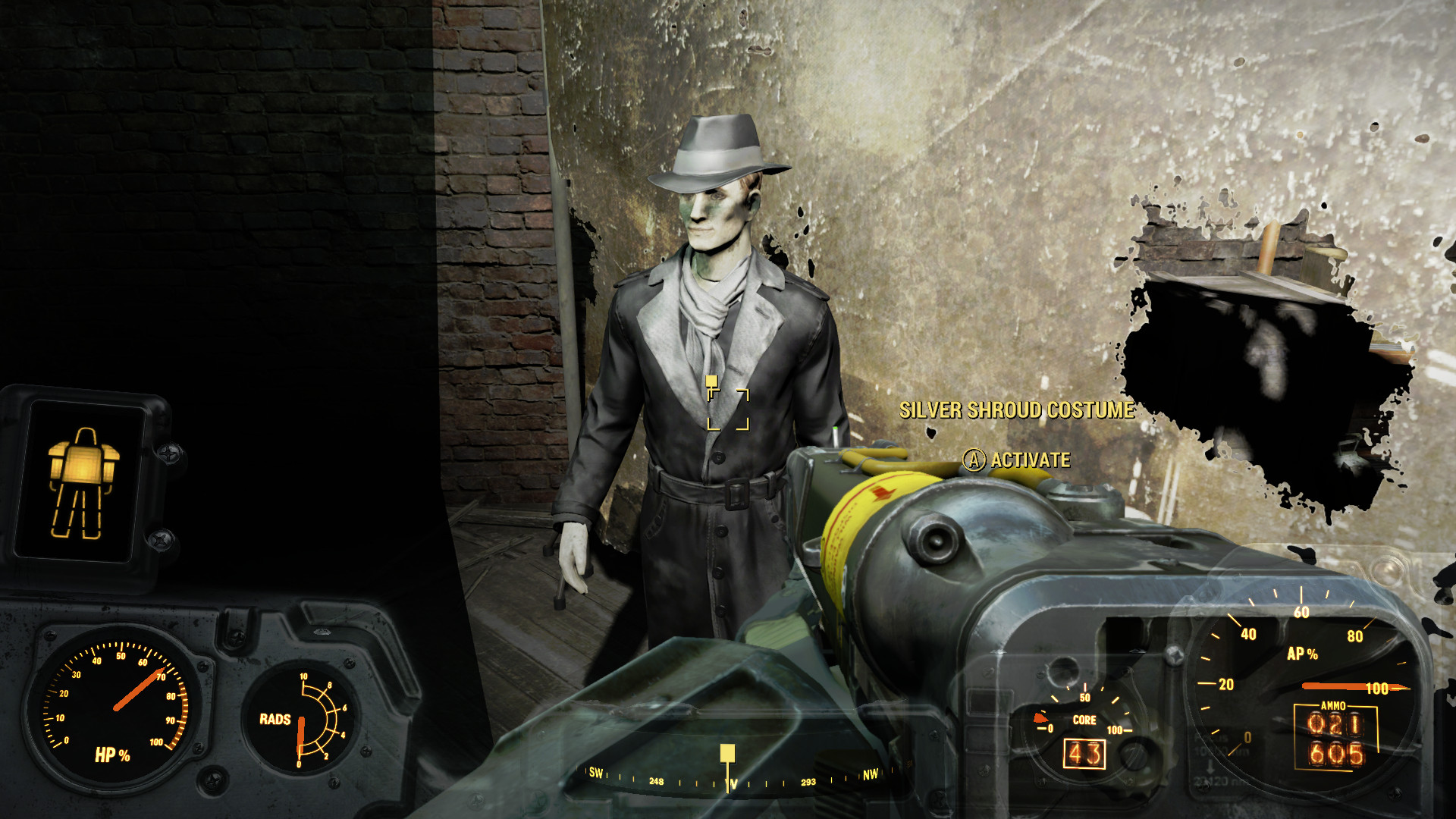 Fallout 4 Guide Be the Silver Shroud and get free armor upgrades