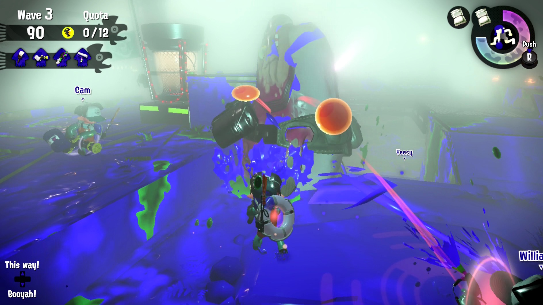Splatoon 2's Salmon Run is Most Enjoyable When Things Get Crazy Just Push Start