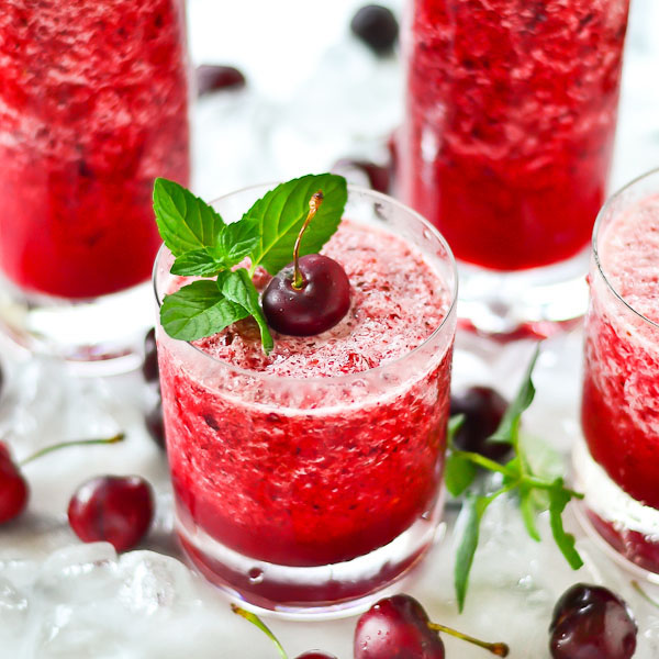 Thirsty Thursdays Frozen Cherry Lemonade