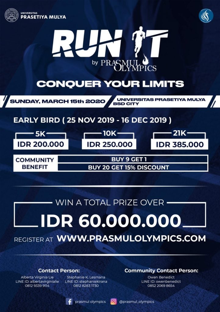 Run It 2020 JustRunLah!