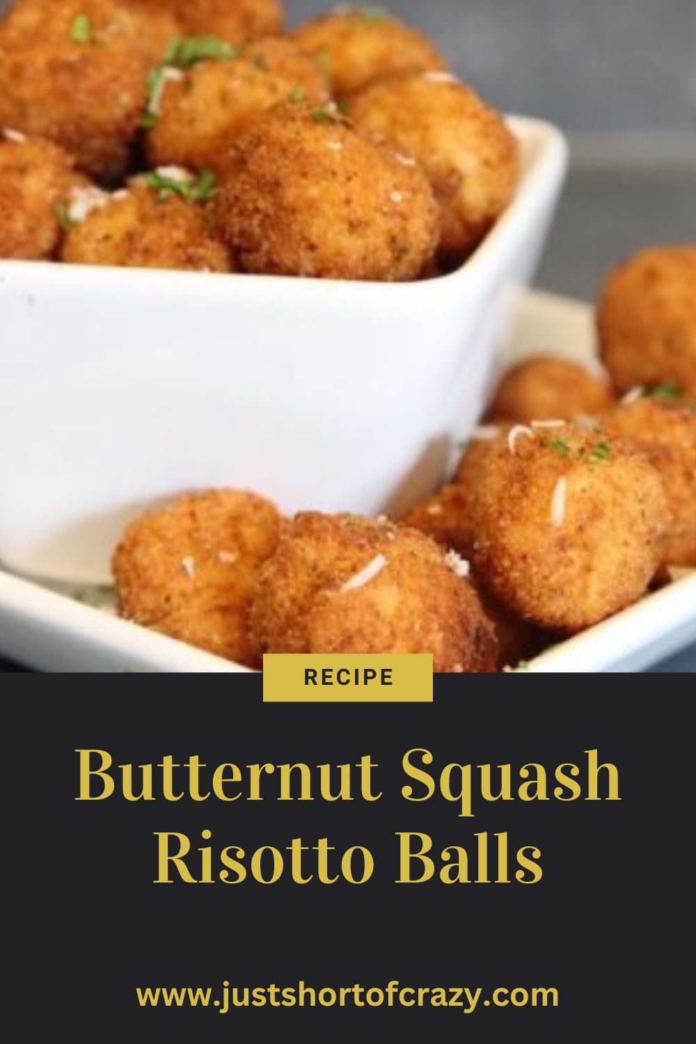 Butternut Squash Risotto Balls Recipe Just Short of Crazy