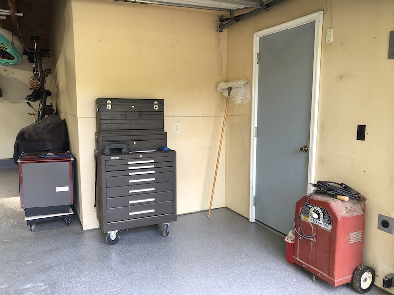 How To Update An Old Garage Floor Just Short of Crazy