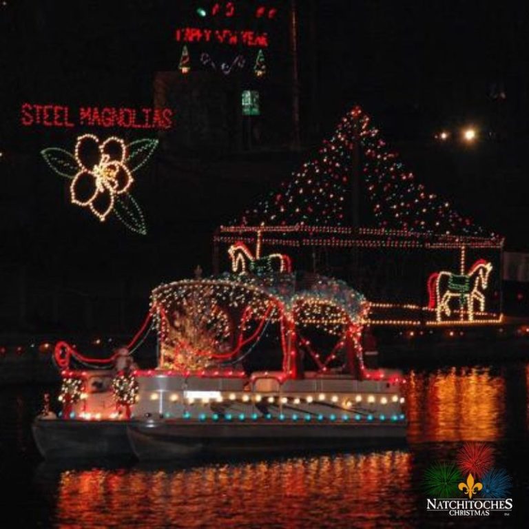 Celebrate The Holidays Under 300,000 Lights At The Natchitoches