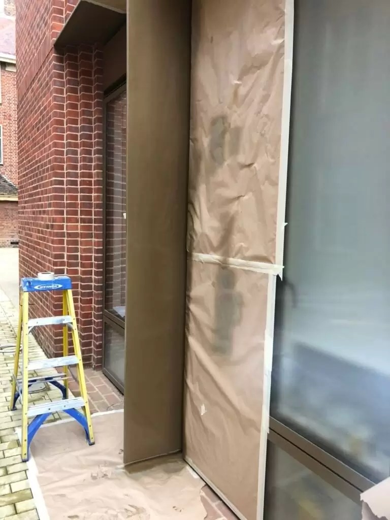 Spraying Of Window Frames Of A University In Oxford Just Spray