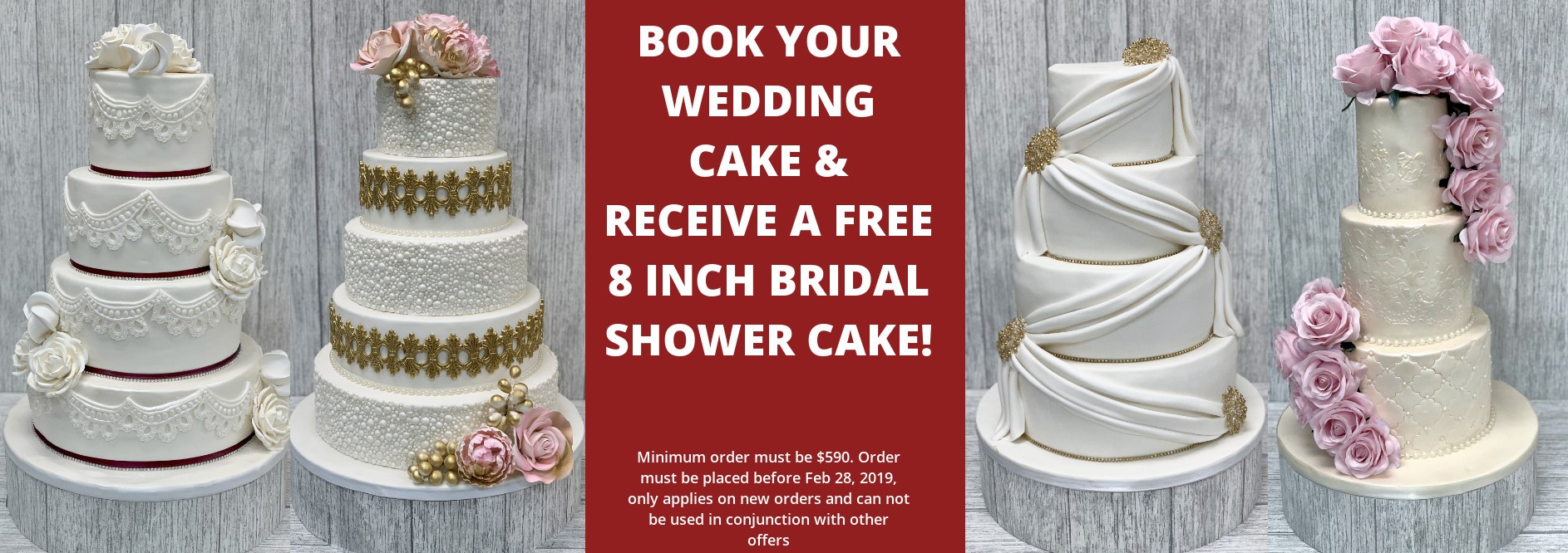 Wedding & Birthday Cakes Toronto, Mississauga, Vaughan & GTA