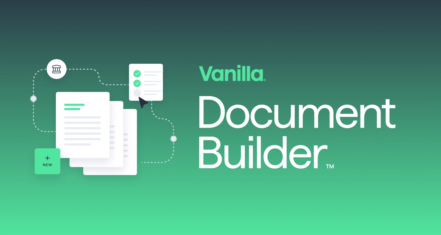 Vanilla Document Builder™ (Demo Video) Vanilla