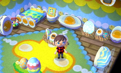 Ac:nl - Easter Egg Tile | Animal Crossing Qr, Animal Crossing, Easter Eggs Animal Crossing New Leaf Bunny Day Guide (Easter)