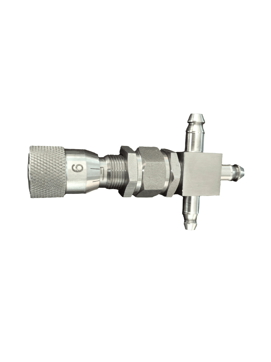 High pressure adjustable water flow control valve flow regulator valve