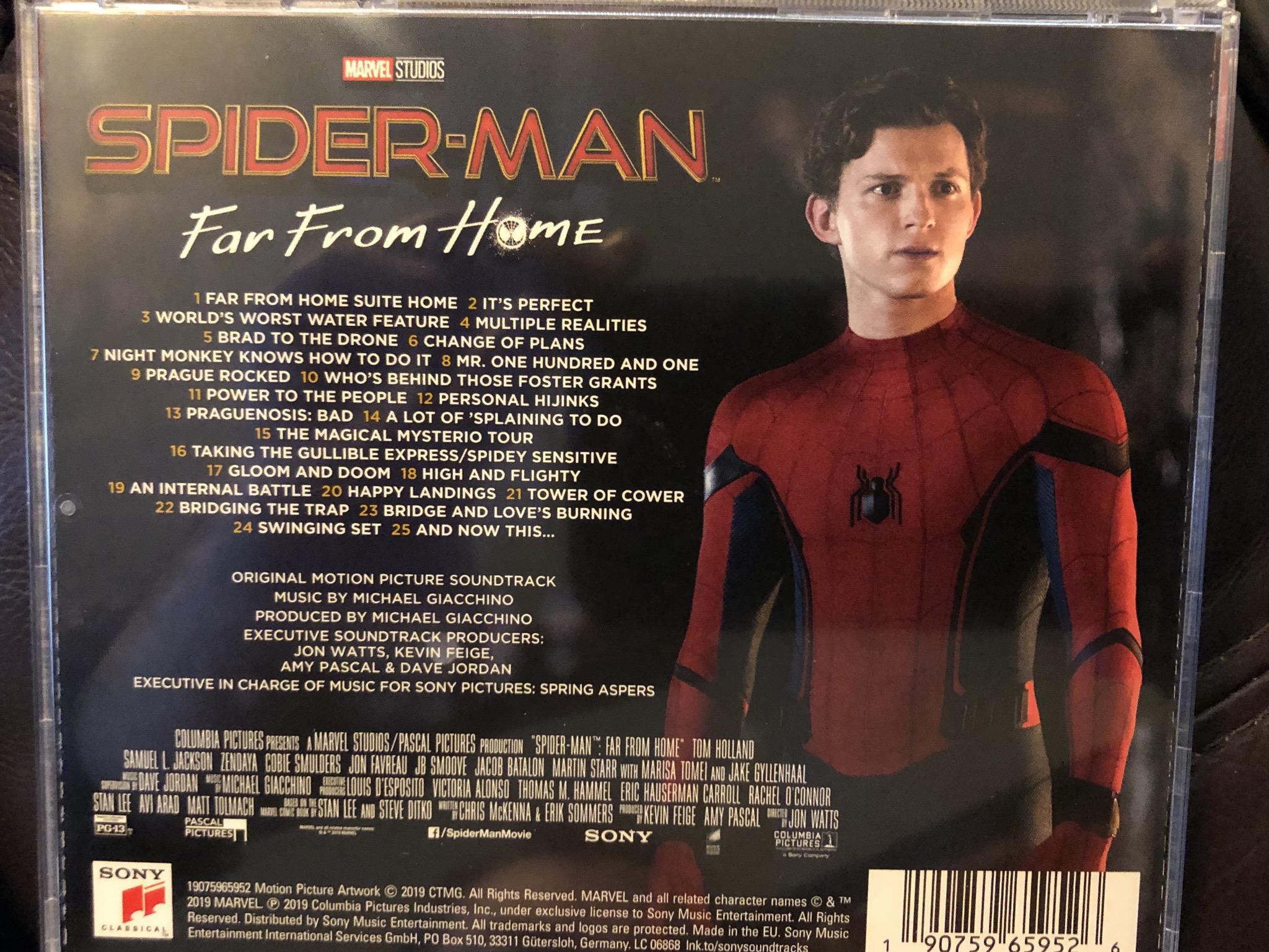 Michael Giacchino's SPIDERMAN FAR FROM HOME (2019) Page 4 General