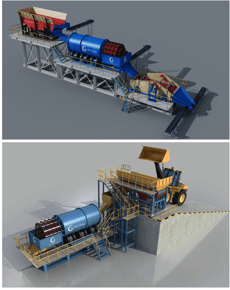 Diamond ore mining equipment JXSC Machine