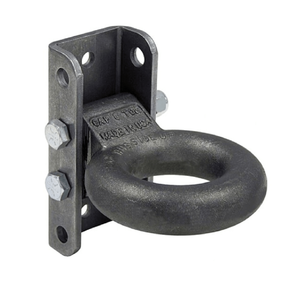 Adjustable Trailer Trailer Pintle Ring Channel Bracket 4 Hole 3