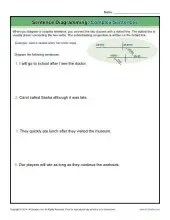 Sentence Diagramming: Complex Sentences Worksheets