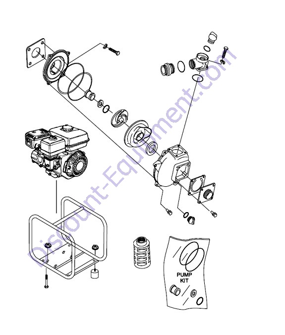MultiQuip QP2H Pump Assembly