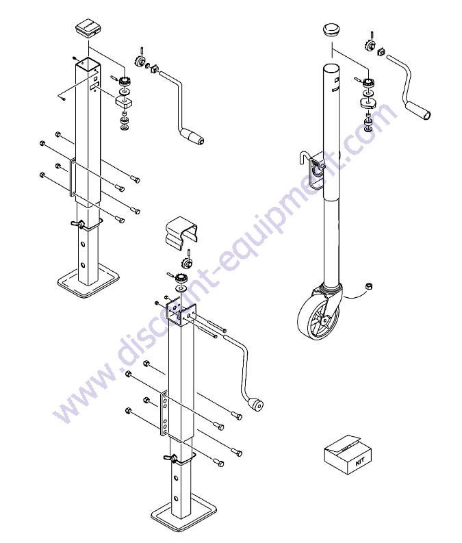 Triple-L Trailer Jack Installations | Discount-Equipment.com