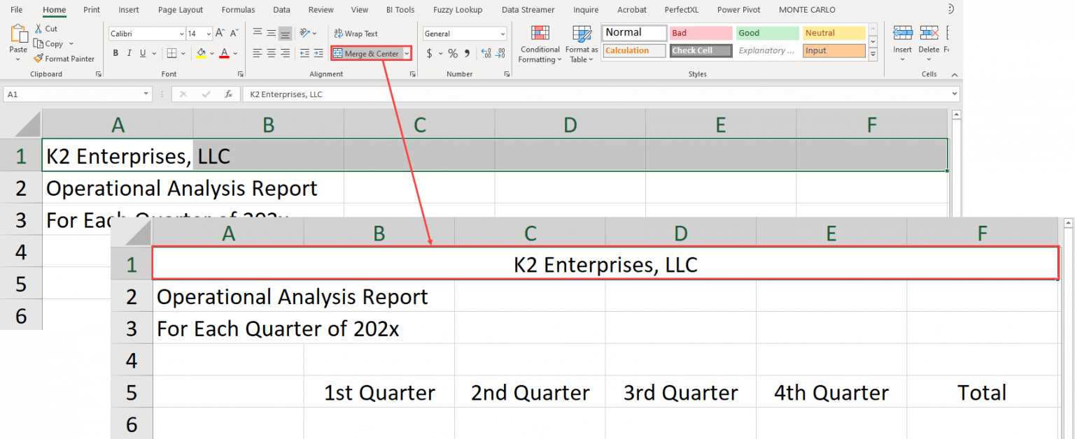Solve Formatting Issues in Excel with Center Across Selection