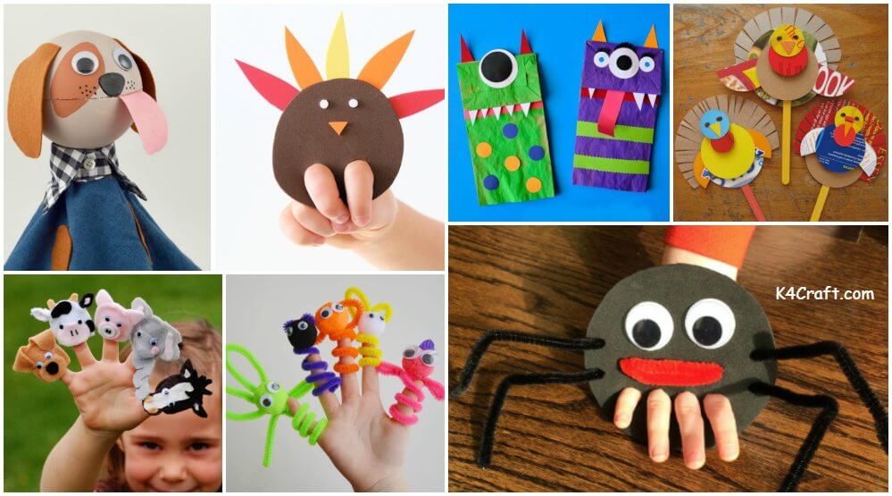 Diy Puppet Making Crafts Kids Will Love • K4 Craft