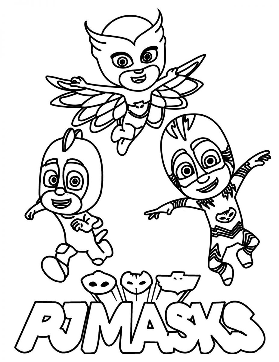 Pj Masks Coloring Pages K5 Worksheets