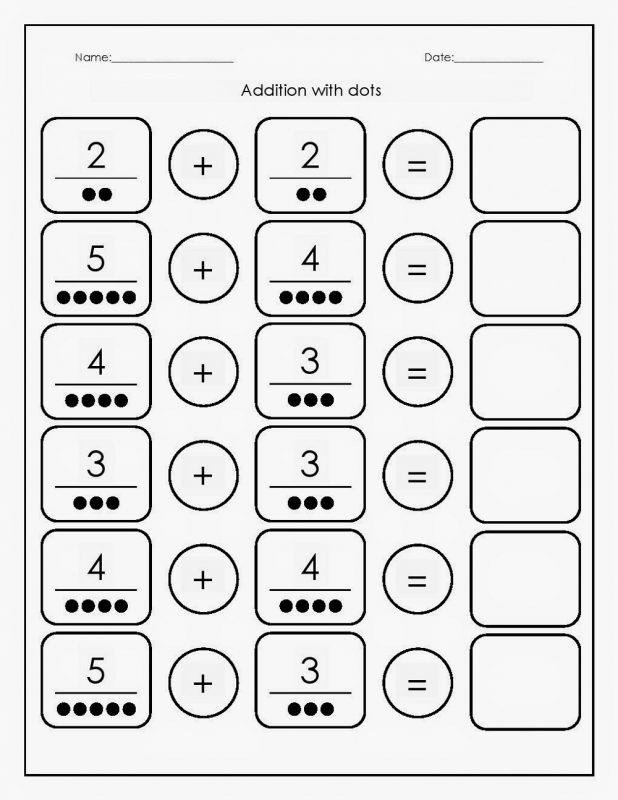 Free Math Printables Addition K5 Worksheets
