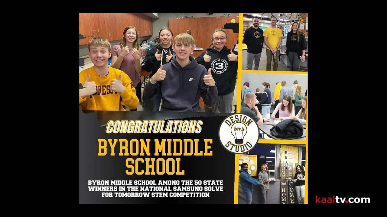 Byron middle school named state finalist for STEM competition ABC 6