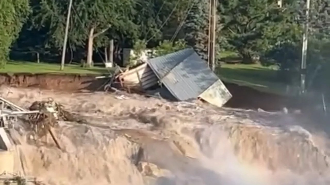UPDATE Partial failure on west side of Rapidan Dam; officials say it's