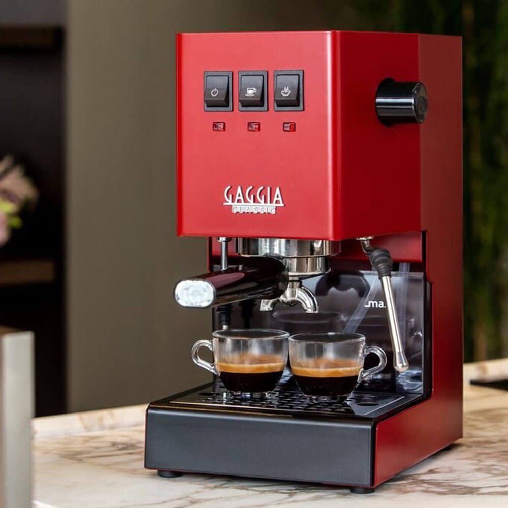 Best Gaggia Classic Pro Cherry Red 1 Coffee Kaapi Solutions