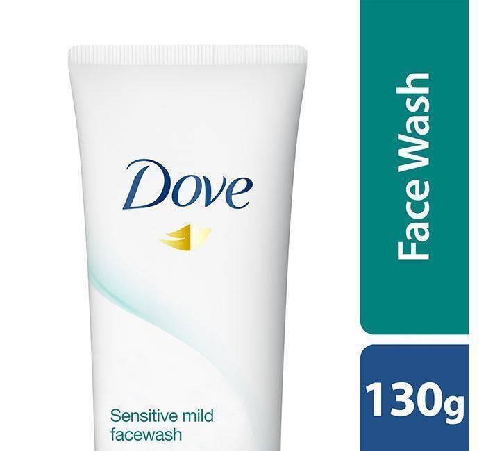 Dove Facewash Sensitive Mild 130ml Kablewala Bangladesh