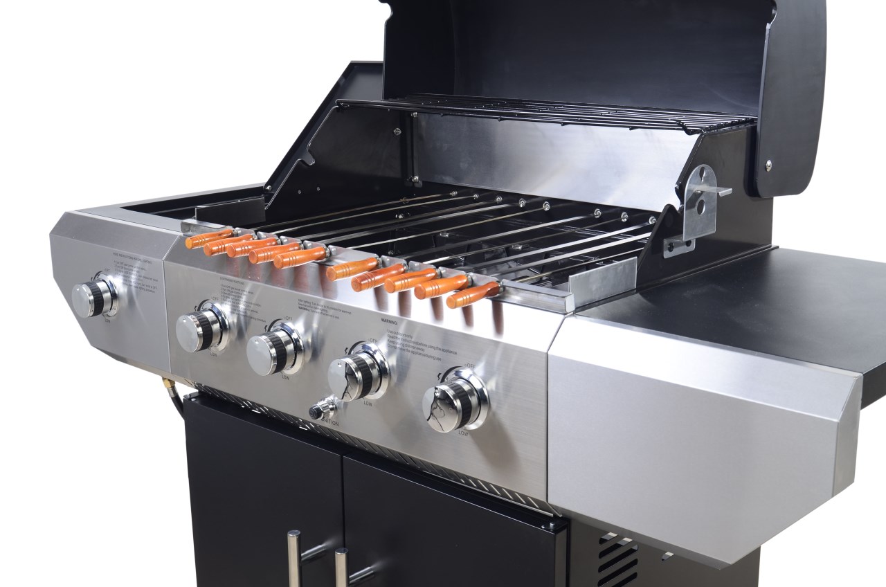 Gas Shish Kabob Rotisserie Grill Platinum Edition Kabobeque