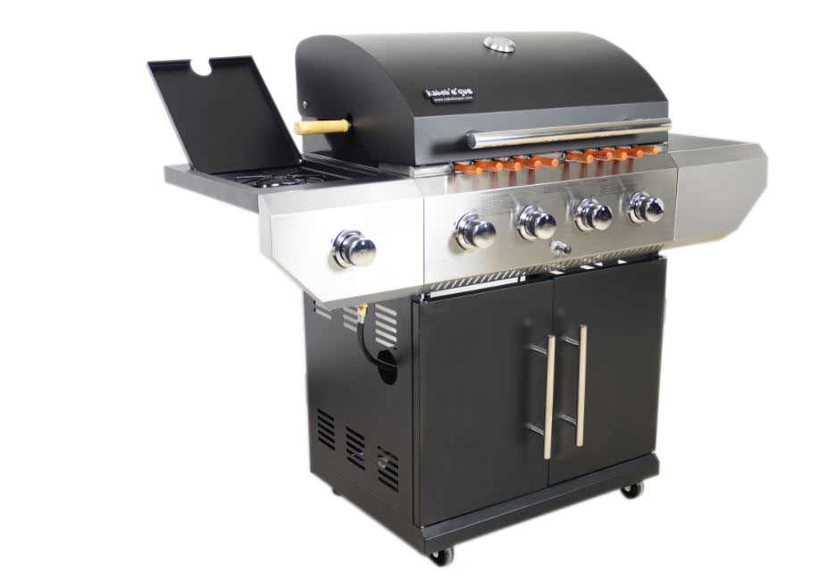 Gas Shish Kabob Rotisserie Grill Platinum Edition Kabobeque