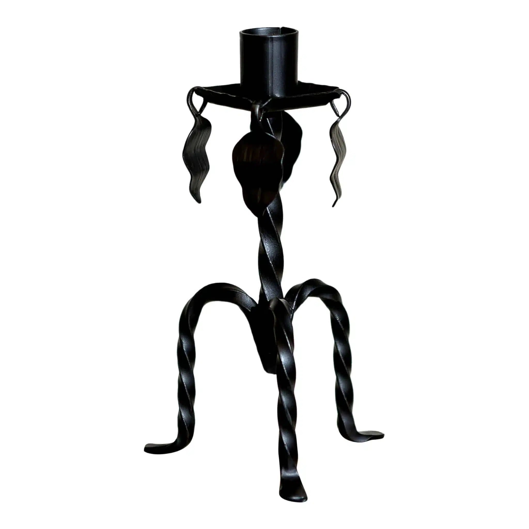 Käck Och Hedbys Ljusstake Ljusstake med lövdekor 1 ljus Käck & Hedbys Smide