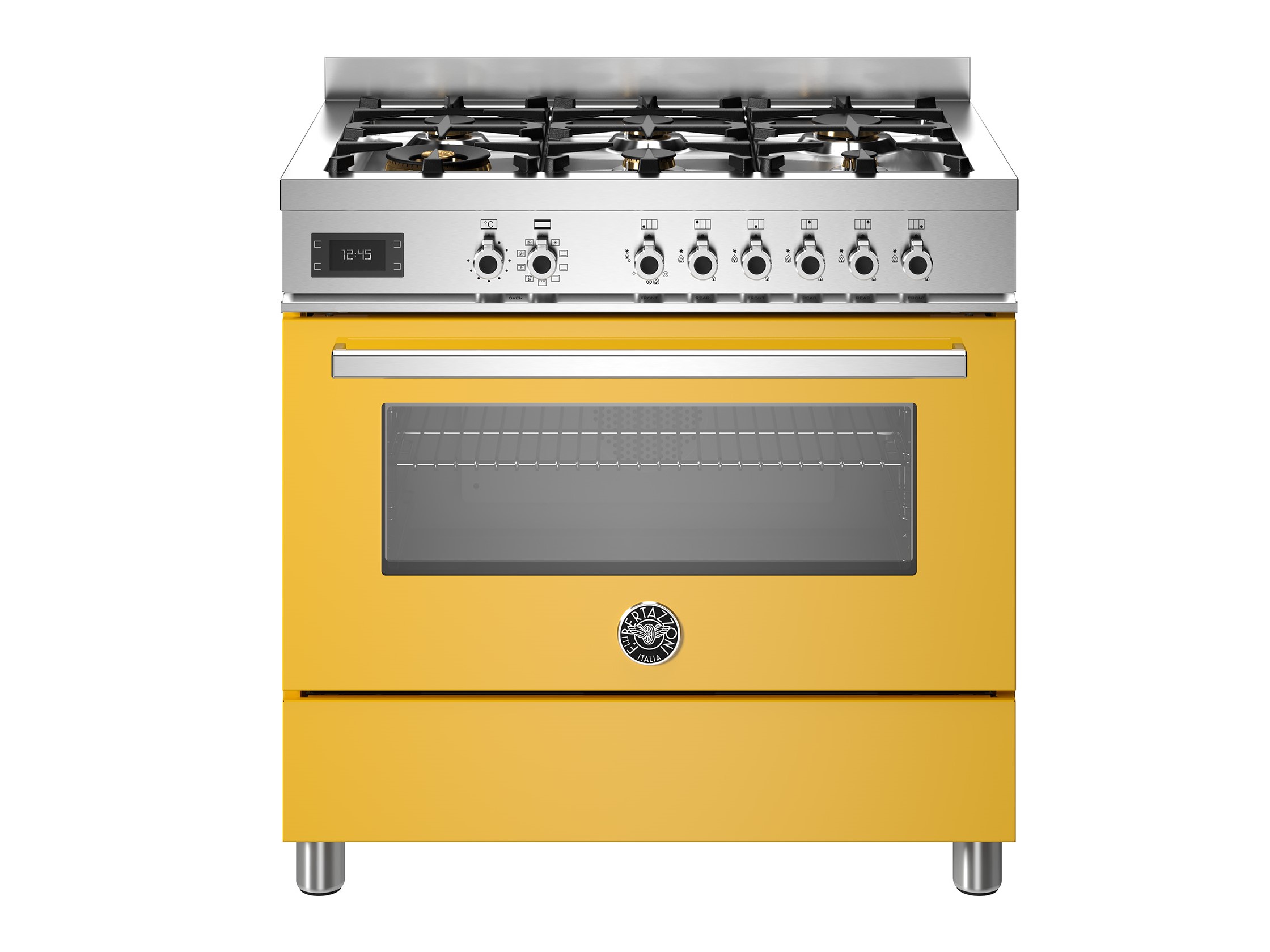 BERTAZZONI Professional Series 90cm Single Oven Range Dual Fuel