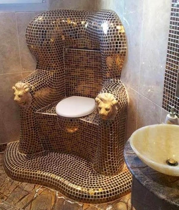 Funny creative water closet design ideas with unique bathroom decor