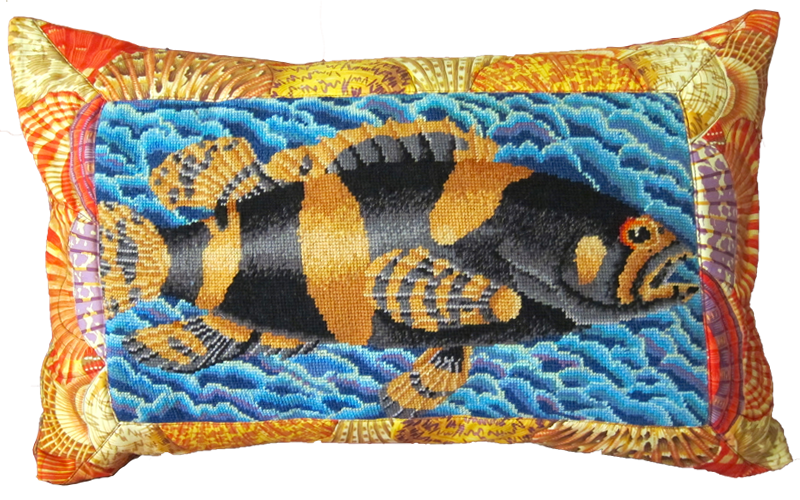 Fish Cushion_2 Kaffe Fassett Studio