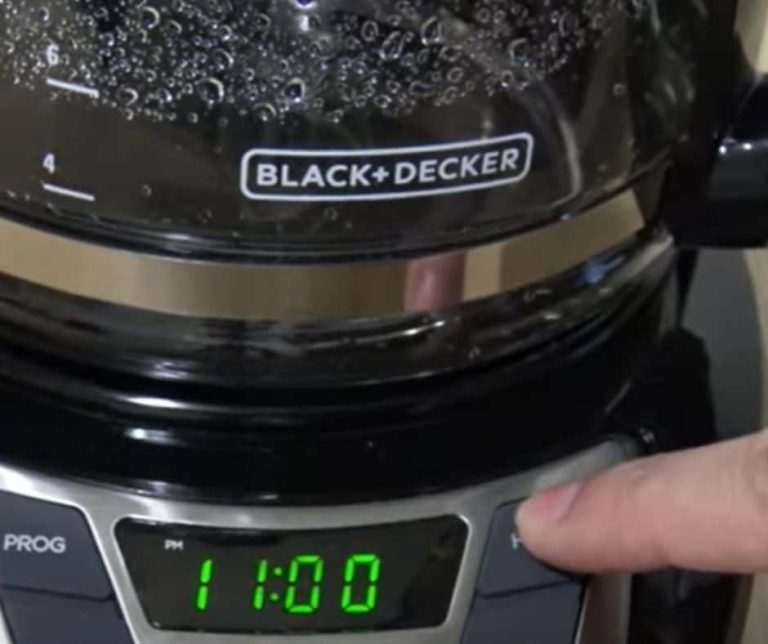 How to program a black and decker coffee maker
