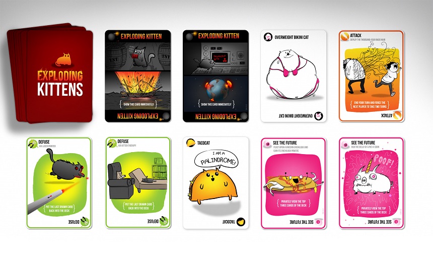 Oatmeal'dan Hızlı, Eğlenceli, Basit Kart Oyunu Exploding Kittens