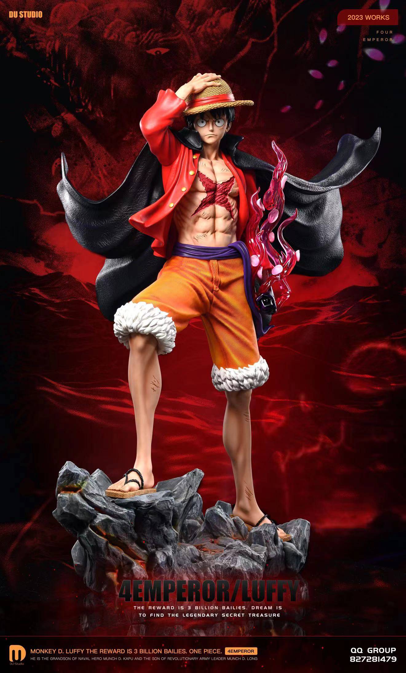 POP Scale Sitting Monkey Luffy ONE PIECE Resin Statue, 50 OFF
