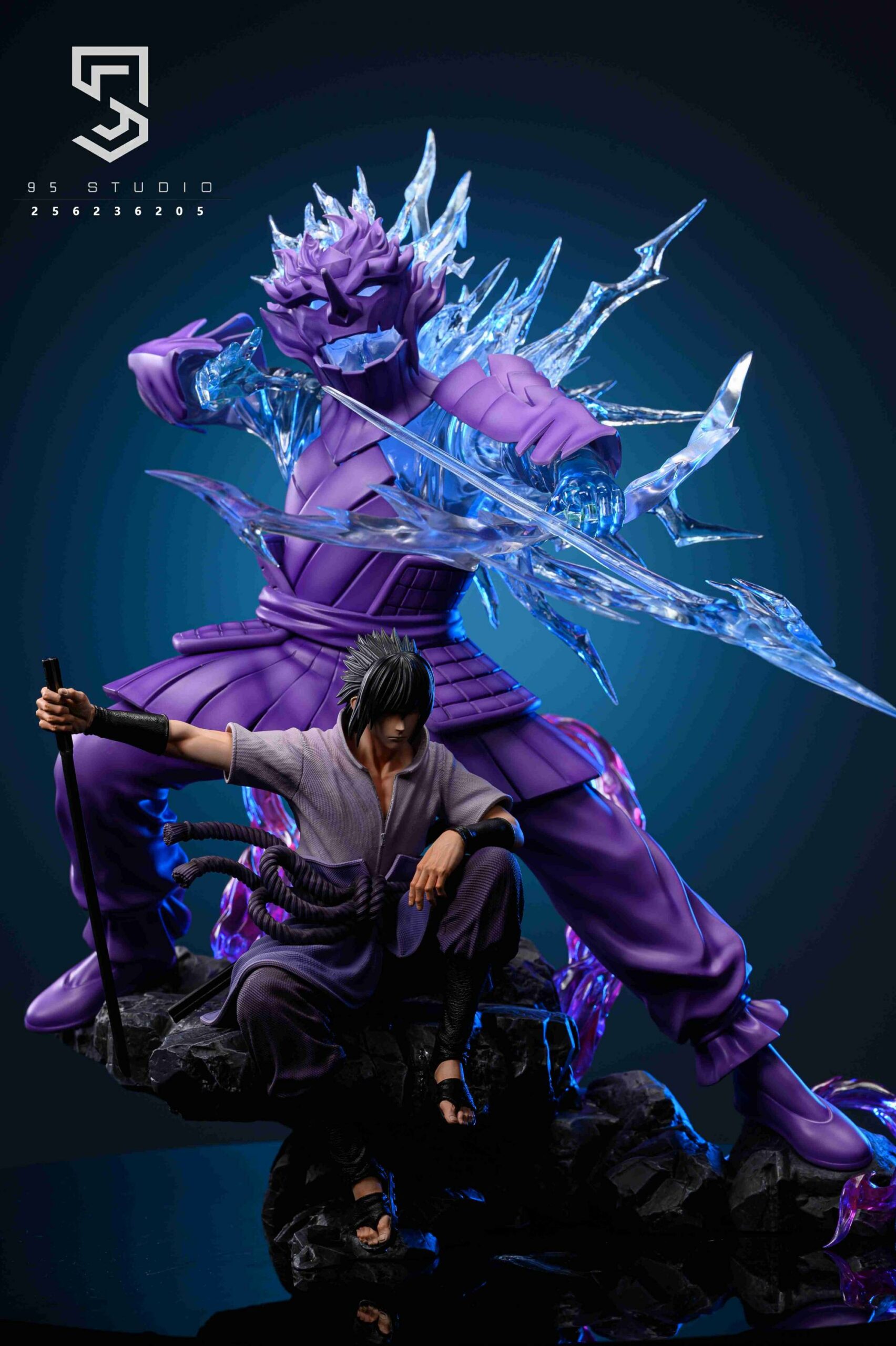 Naruto 95 Studio Uchiha Sasuke Susanoo Resin Statue Kaionation