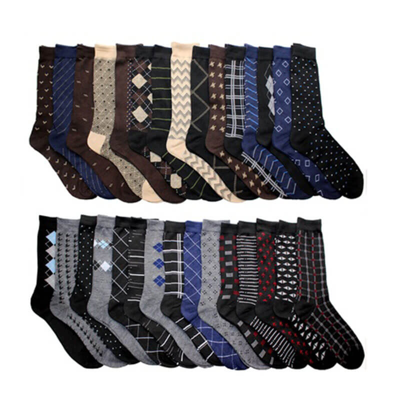 Cheap mens custom dress socks for wholesale Custom made fashion socks