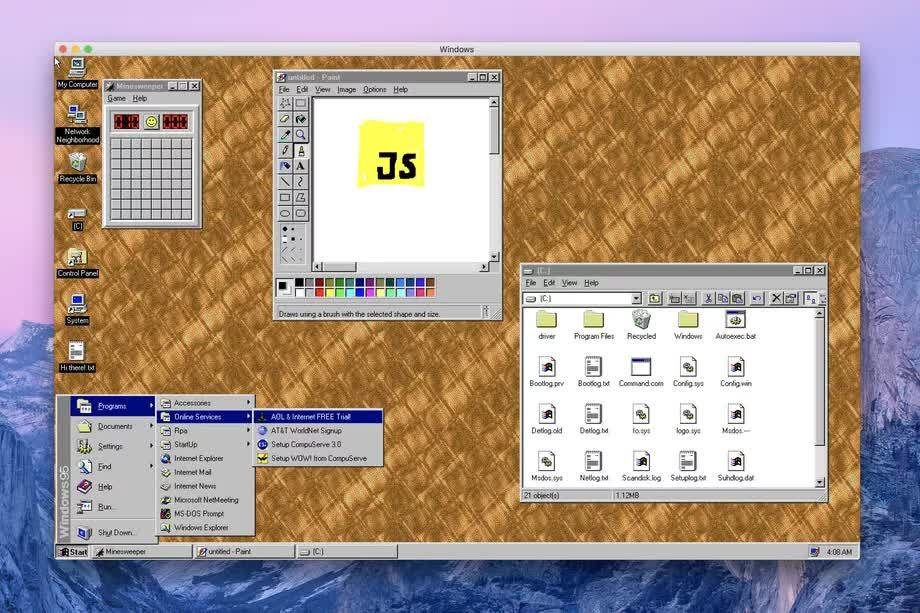 Windows 95 е операционна система която в наши дни се