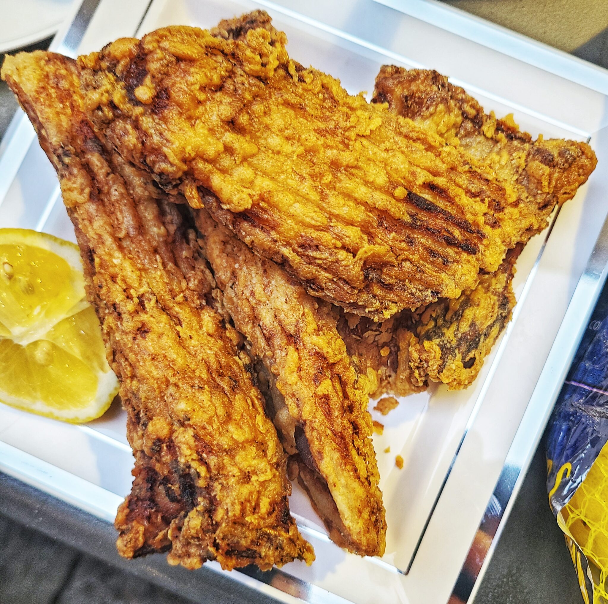 Fried Skate Wing Kalofagas.ca