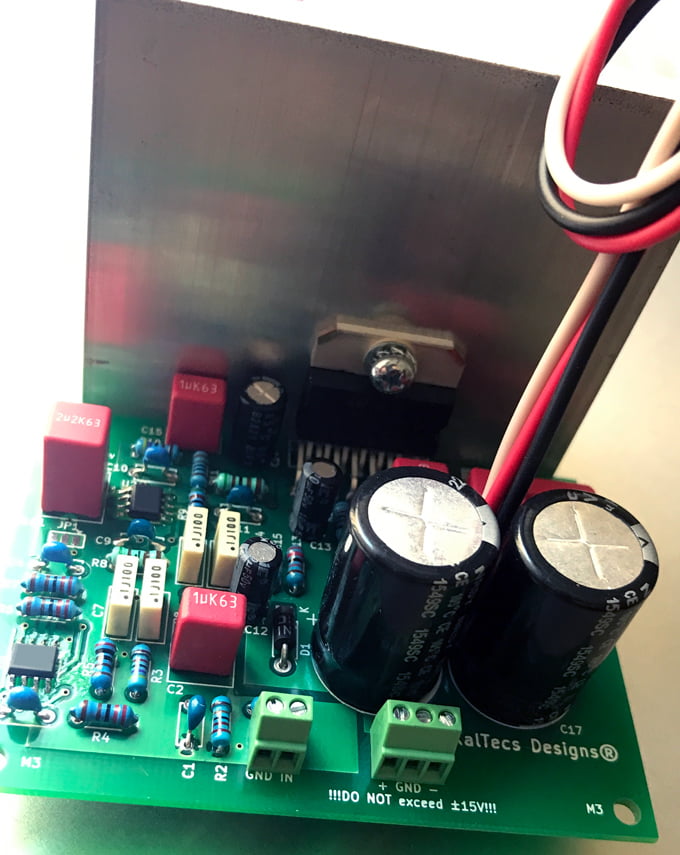 Ultra Low distortion composite audiophile amplifier kits