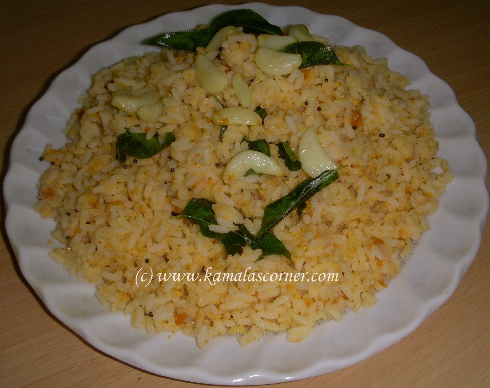 Garlic Rice Kamala's Corner