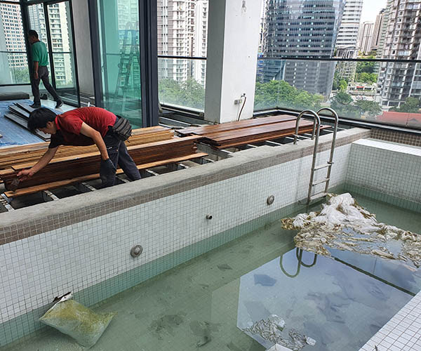 SOLID WOOD DECKING TIMBER DECKING OUTDOOR DECKING