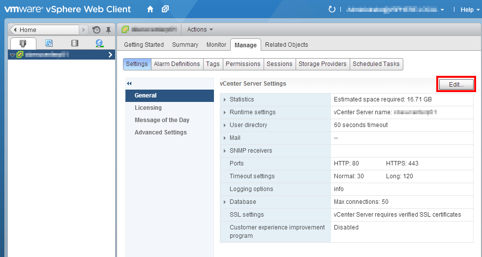 vCSA (vCenter Server Appliance) Part 3 Disk space monitoring