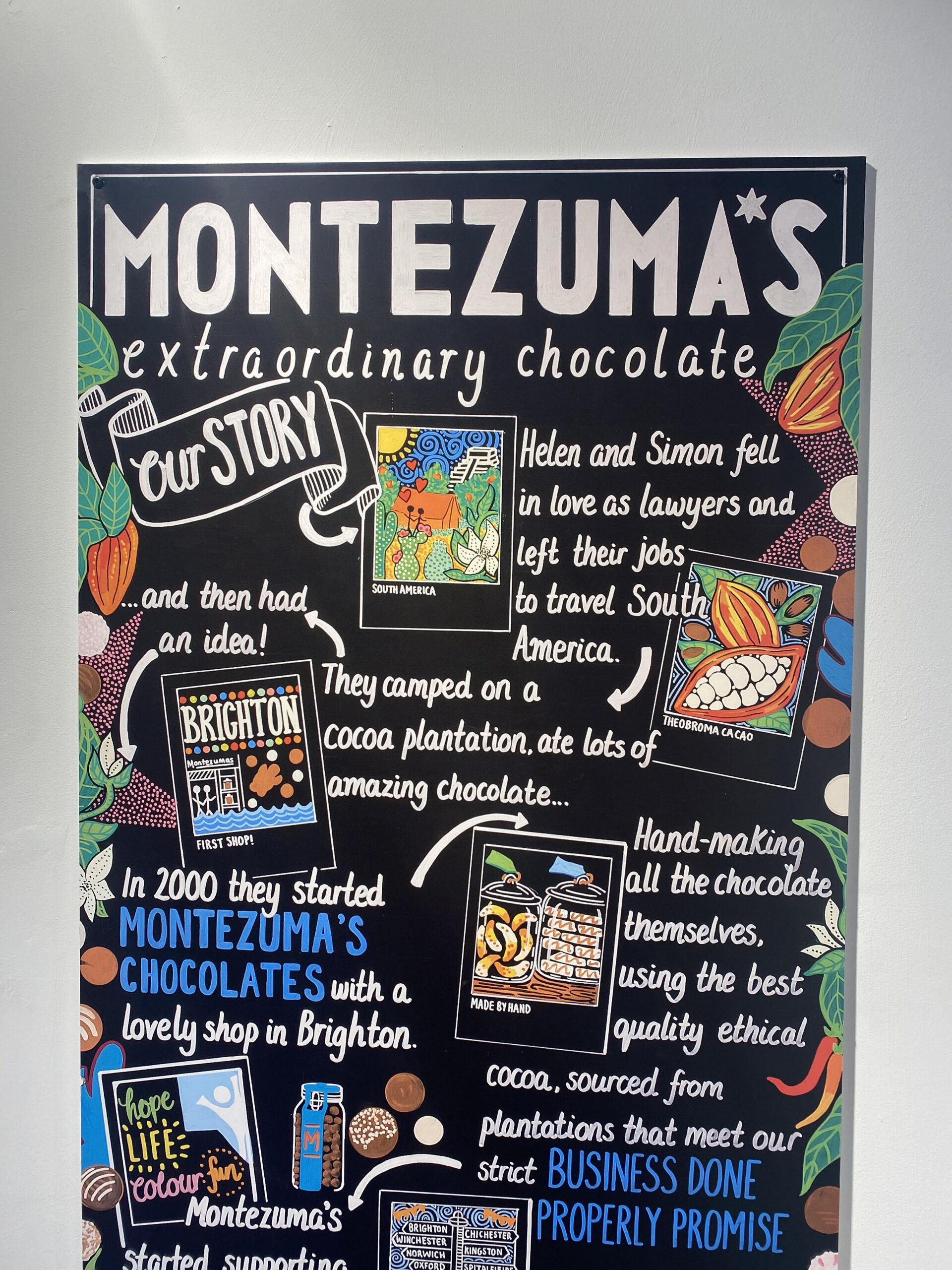 Montezuma’s Chocolate Shop Guildford Store Opening Kane FM