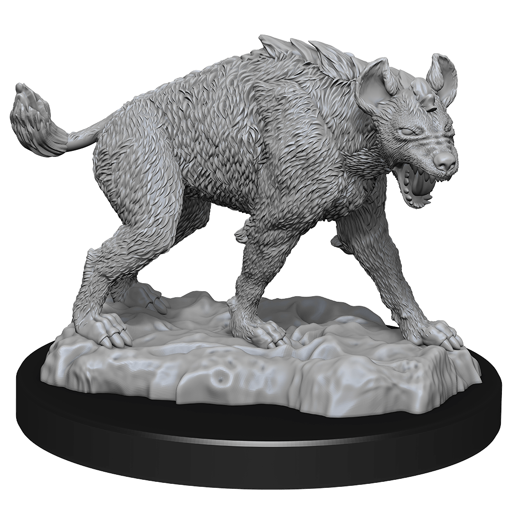 Hyenas (Wave 14) WizKids Deep Cuts Unpainted Miniature Figur KanonCon